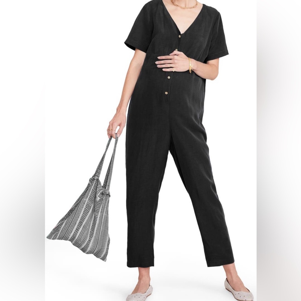 ✨EUC HATCH Noelle Maternity Nursing Friendly Jumpsuit✨